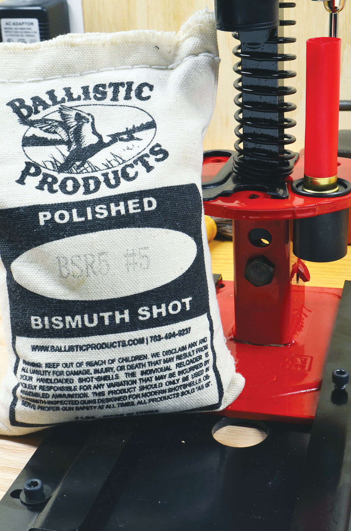 Bismuth shot is sold in 7-pound bags compared to 25 pounds for lead. Since even the cheapest bismuth costs about seven times the price of lead, the smaller bags are both practical and economical.